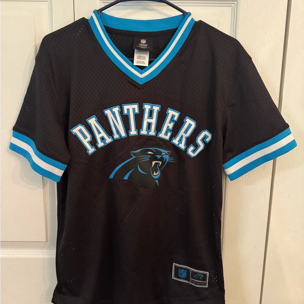 NFL Panthers Black and Blue Jersey